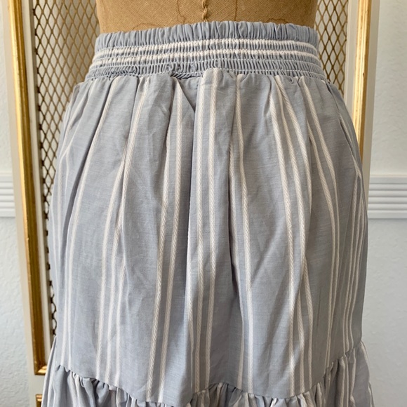 Pre-owned A.n.d Eawy  Ruffle skirt Blue M - Picture 7 of 8